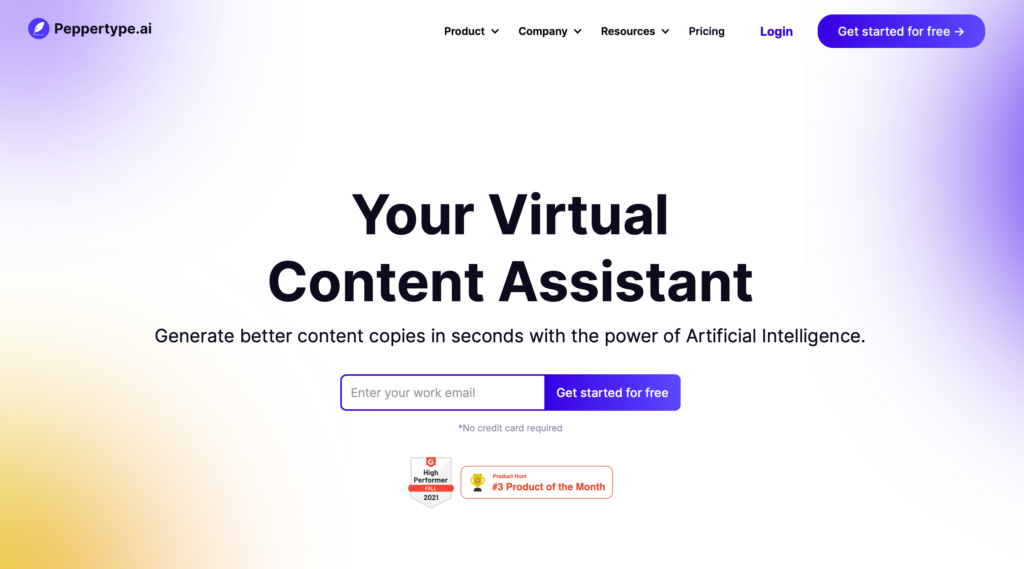 Peppertype AI Content Writing Tools and Apps