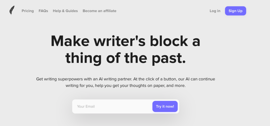 ShortlyAI AI Content Writing Tools and Apps