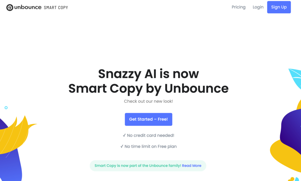 Snazzy.ai/SmartCopy AI Content Writing Tools and Apps