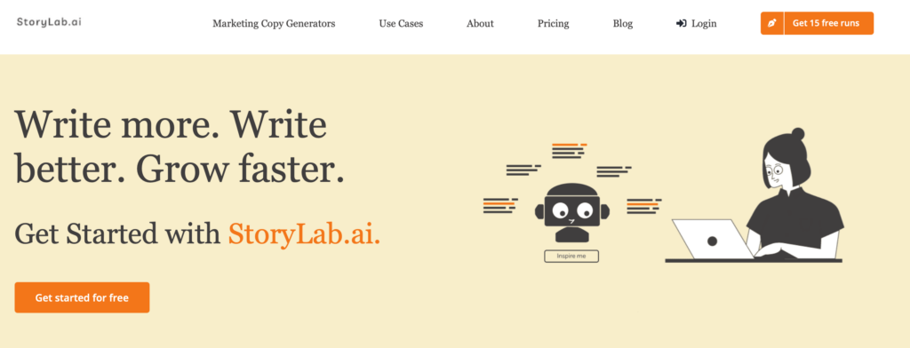 Storylab.ai AI Content Writing Tools and Apps