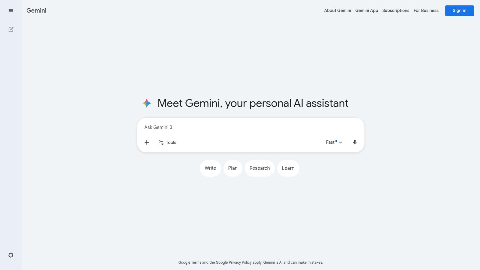 Google — Gemini