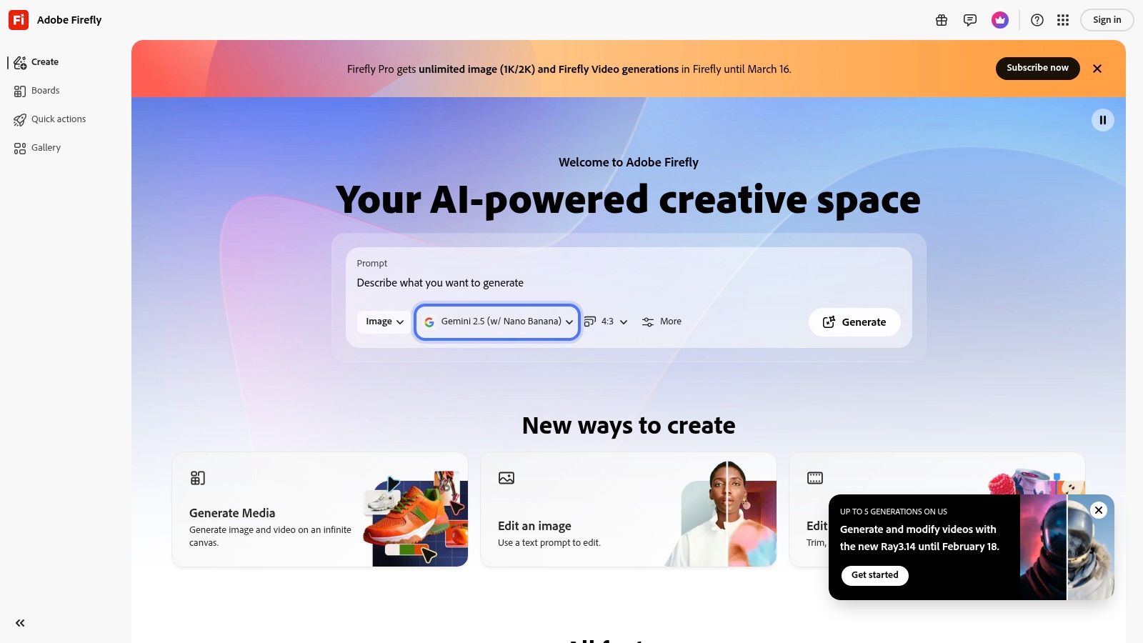 Adobe — Firefly