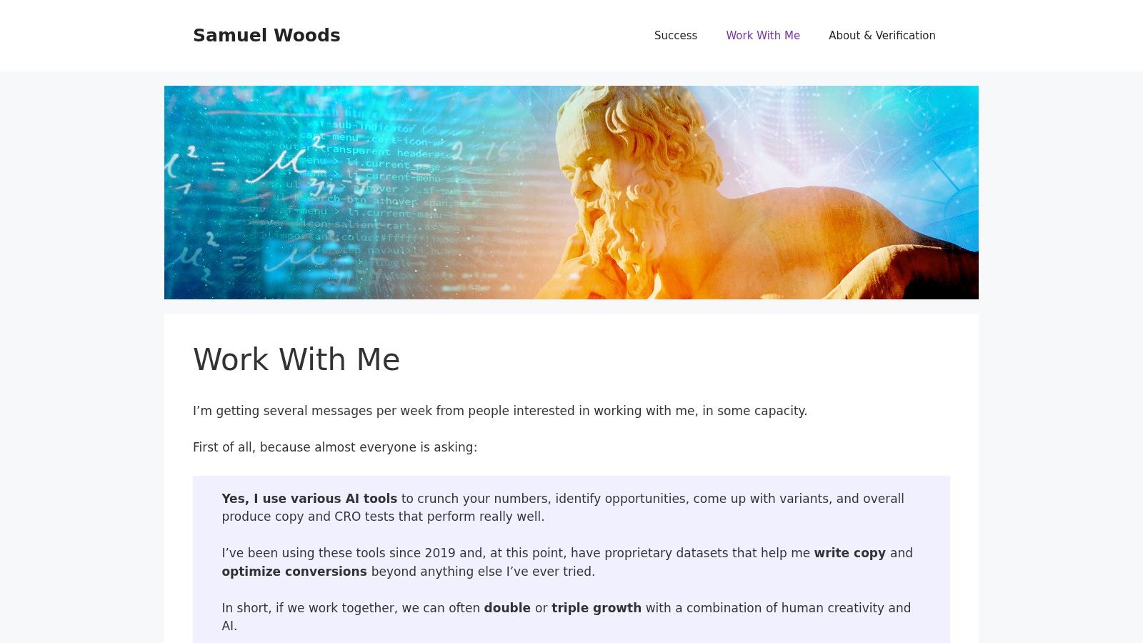 Work With Me