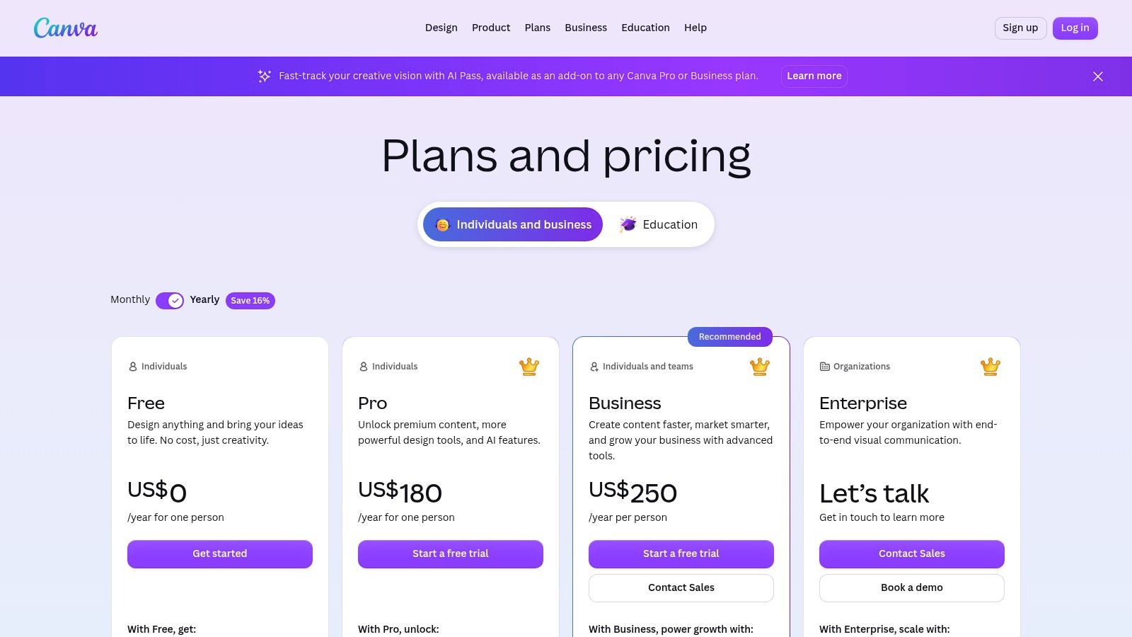 Canva Magic Studio pricing and AI creative tools