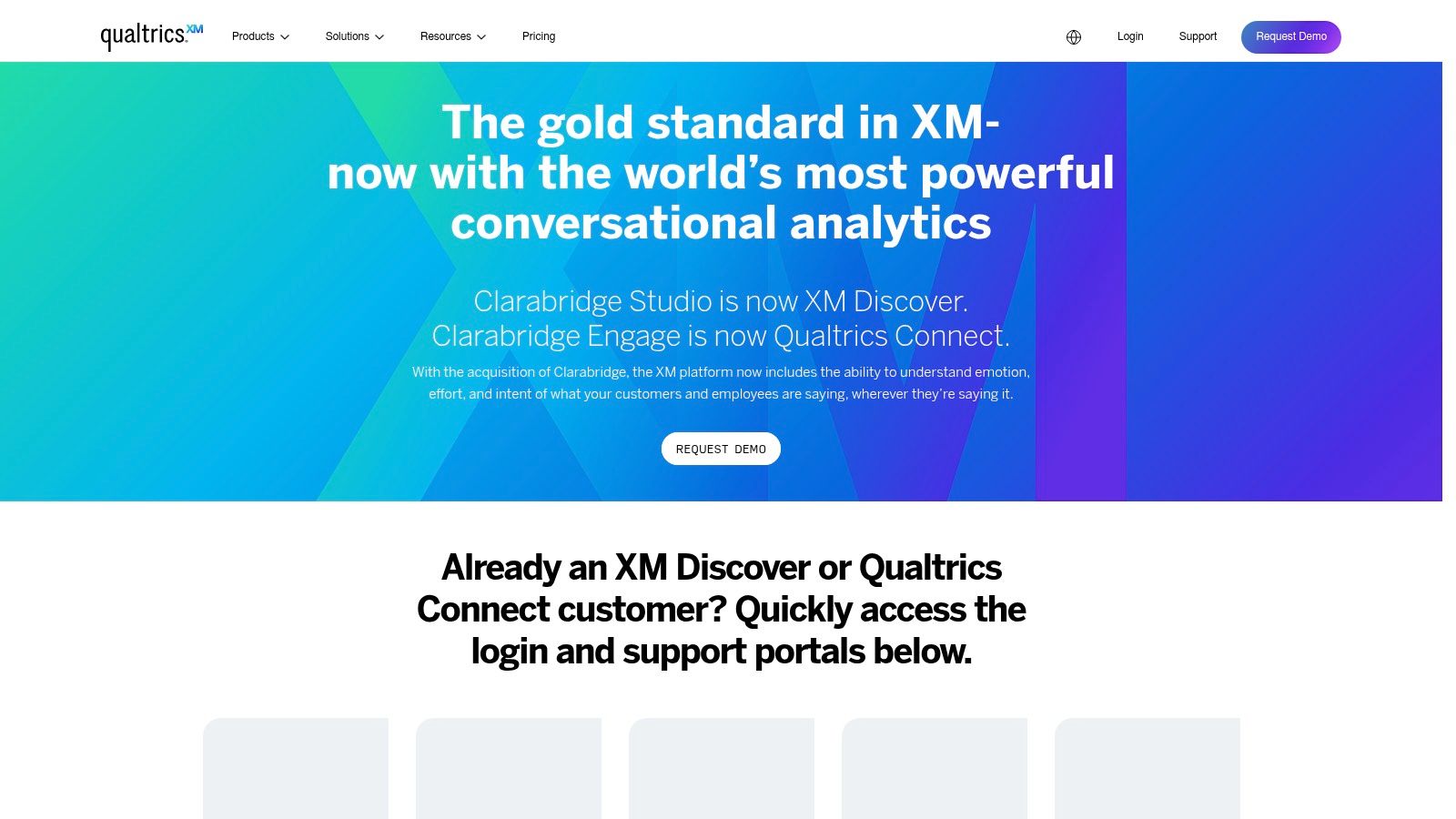 Qualtrics XM Discover (formerly Clarabridge)
