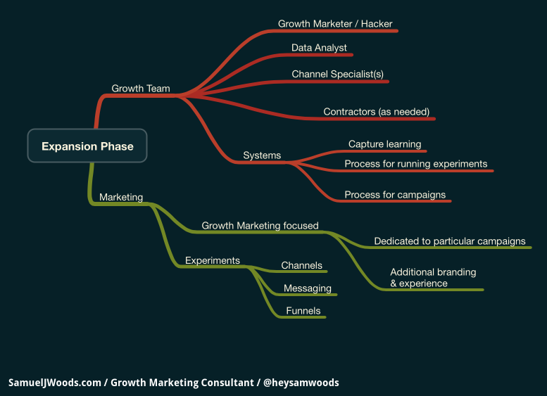 Expansion Phase Growth Marketing and Team