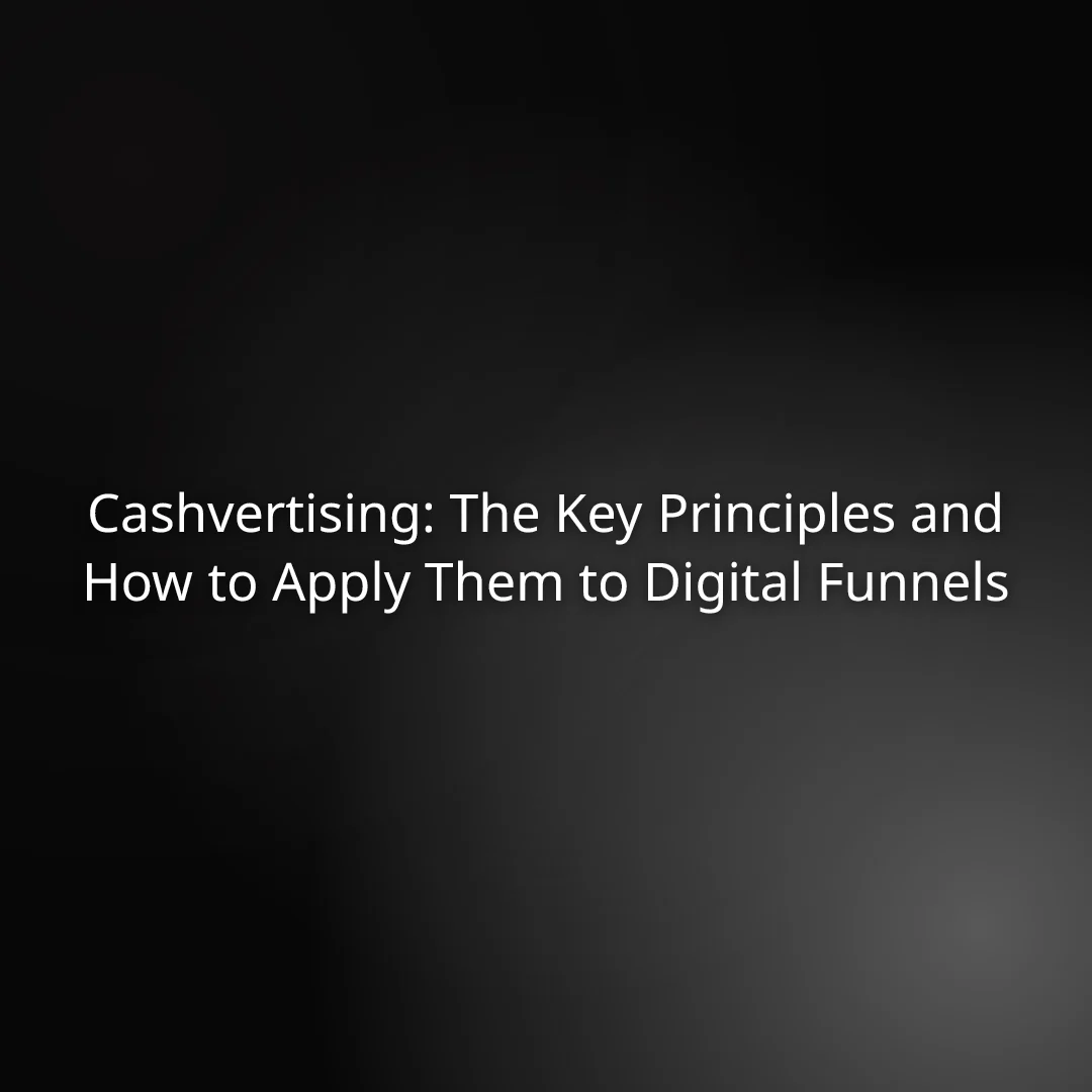 Cashvertising: The Key Principles and How to Apply Them to Digital Funnels