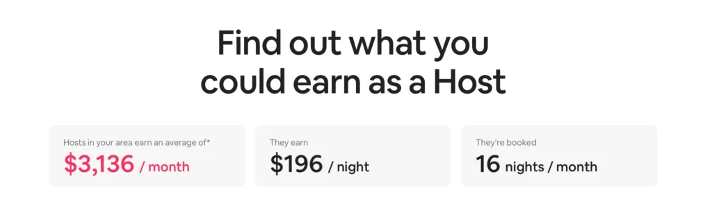 Airbnb Hosts Landing Page