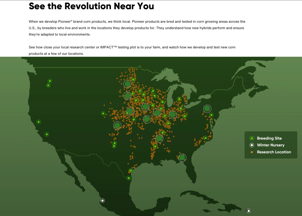 Pioneer Corn Revolution Landing Page