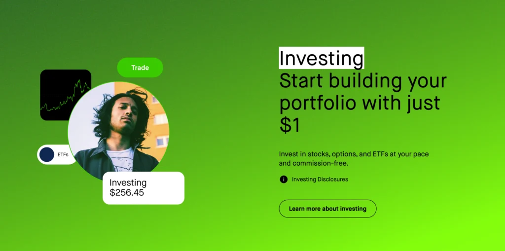 Robinhood Landing Page