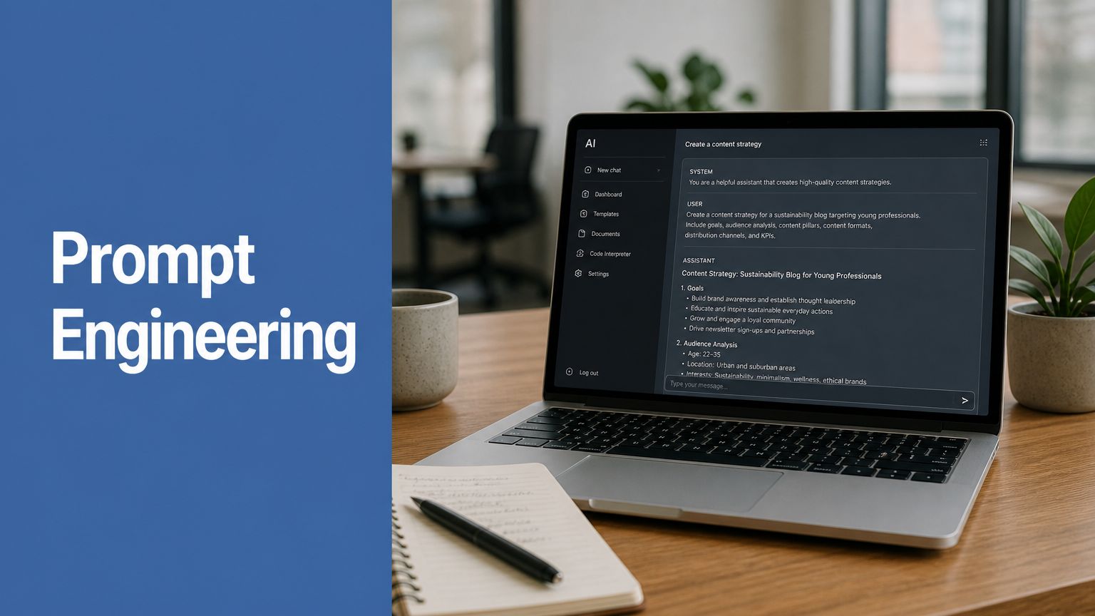 What is prompt engineering laptop display